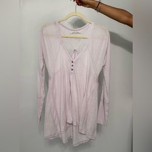 We The Free Pink Long-Sleeve Shirt